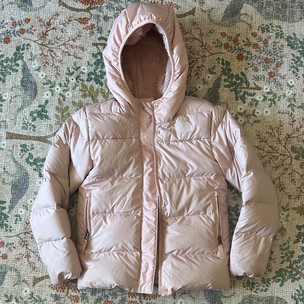 The North Face Light Pink Hooded Jacket